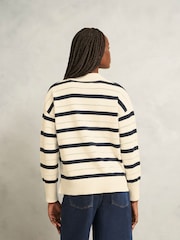 Hobbs White Beauford Polo Jumper - Image 3 of 4