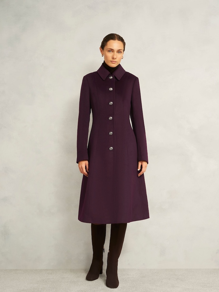 Hobbs Purple Iona Coat - Image 1 of 4