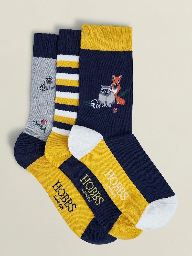 Hobbs Blue Fox Socks Set - Image 1 of 1 Hobbs Blue Fox Socks Set - Image 1 of 1