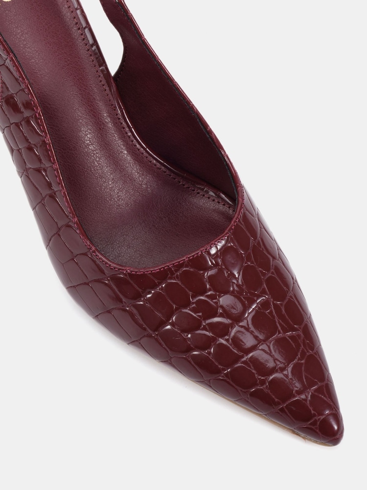Novo Red ILLY Slingack Mid Heel Point Courts - Image 6 of 6