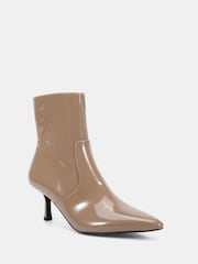 Novo Natural Kylie Mid Stiletto Heel Point Ankle Boots - Image 3 of 6