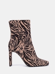 Animal - Novo Kira Slim High Block Heel Square Toe Ankle Boots - Imagem 2 de 6