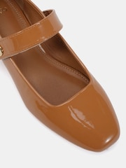 Novo Nude Standard Fit CANDY Mary Jane Stud Flat Shoes - Image 6 of 6