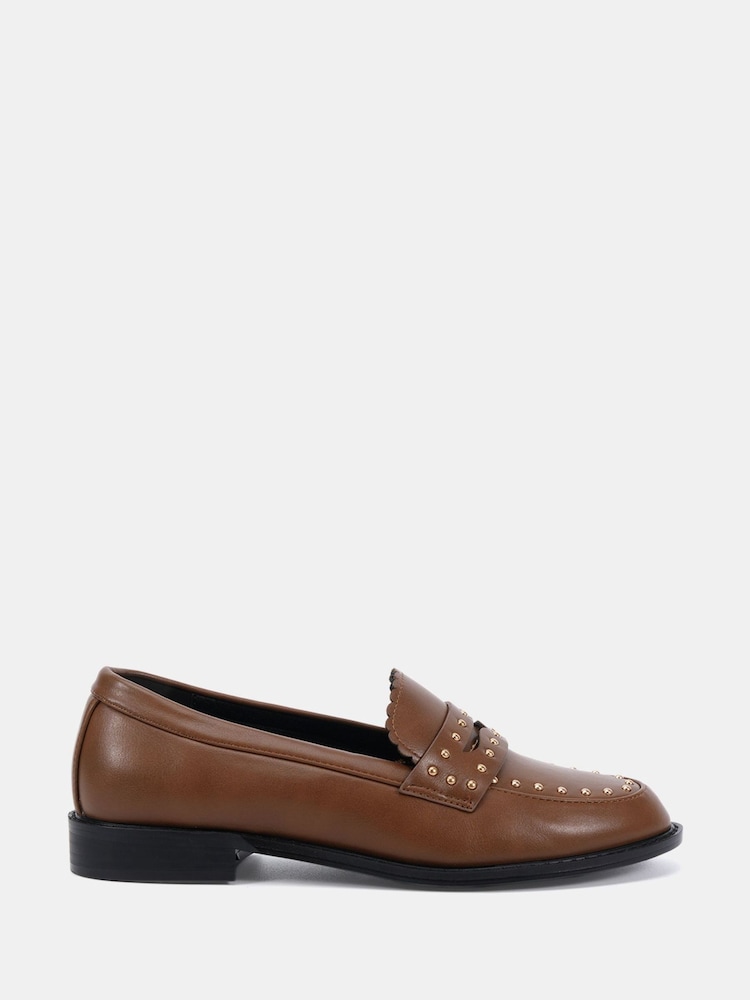 Novo Brown Wide Fit Carmella Loafers - Image 2 of 6