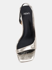 Novo Gold Wide Fit Wide Fit Leah Slingback Sandals - Image 5 of 6