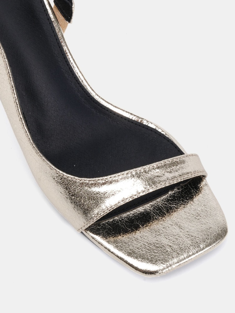 Novo Gold Wide Fit Wide Fit Leah Slingback Sandals - Image 6 of 6