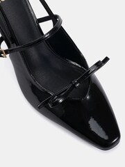 Novo Animal ILLUMINATE Mary Jane Bow Slingback Mid Heel Courts - Image 5 of 6