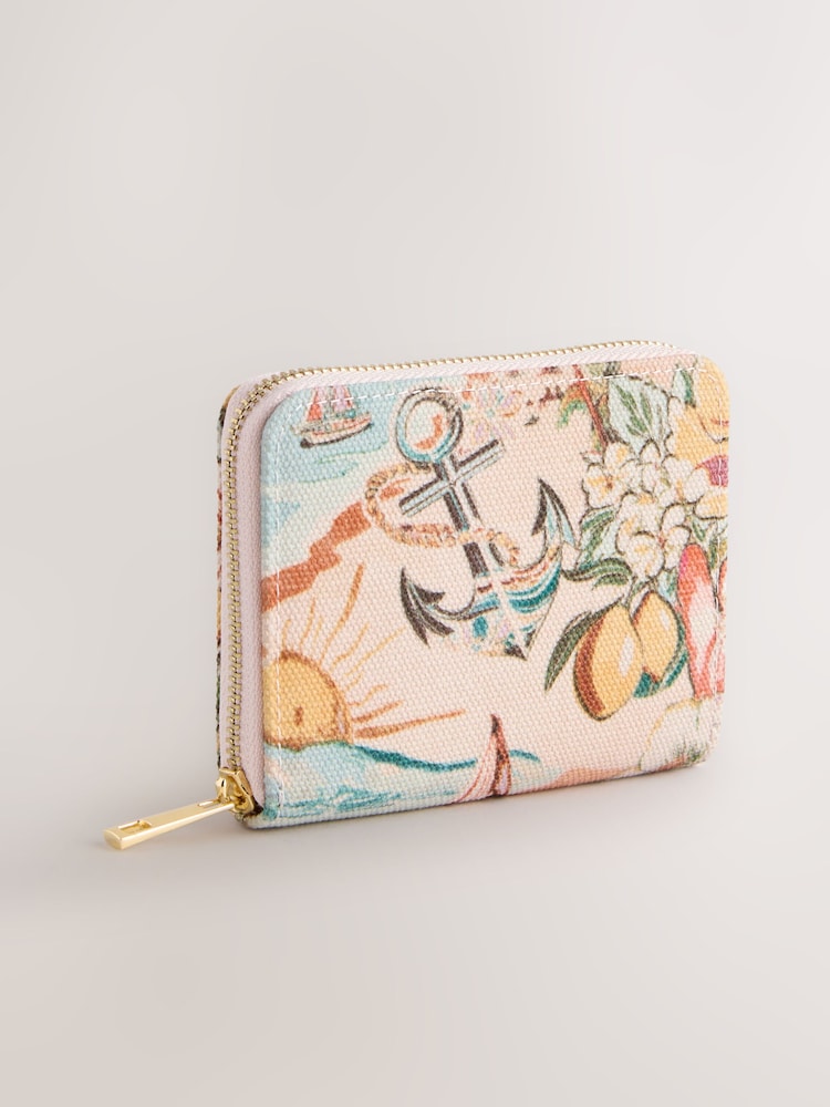 Floral Print Zip Around Purse - Image 1 of 5