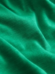 Green Mirror Detail Strappy Embroidered Detail Mini Dress - Image 3 of 3
