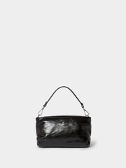 črna - Osprey London The Carina Leather Shrug Black Bag - Slika 3 iz 5