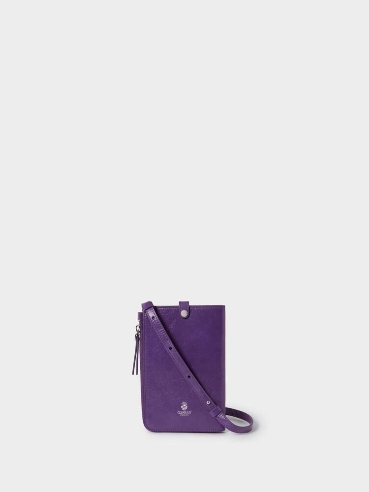 Osprey London The Electra Italian Leather Phone Bag - Image 1 of 6 Osprey London The Electra Italian Leather Phone Bag - Image 1 of 6