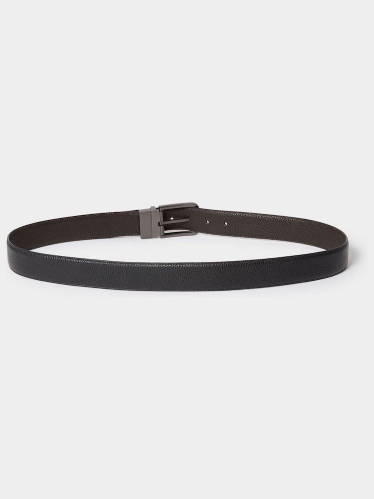 Osprey London The Reversible Leather Black Belt - Image 4 of 4 Osprey London The Reversible Leather Black Belt - Image 4 of 4