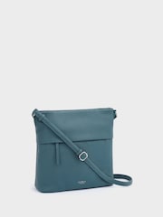 Osprey London Blue The Lyra Leather Crossbody Bag - Image 2 of 5