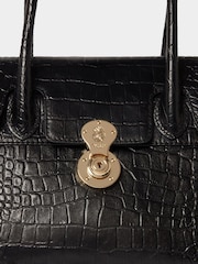 Osprey London The Weybridge Leather Shoulder Black Bag - Image 4 of 5