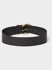 Osprey London The Oversized Leather Buckle Black Belt - Image 2 of 3