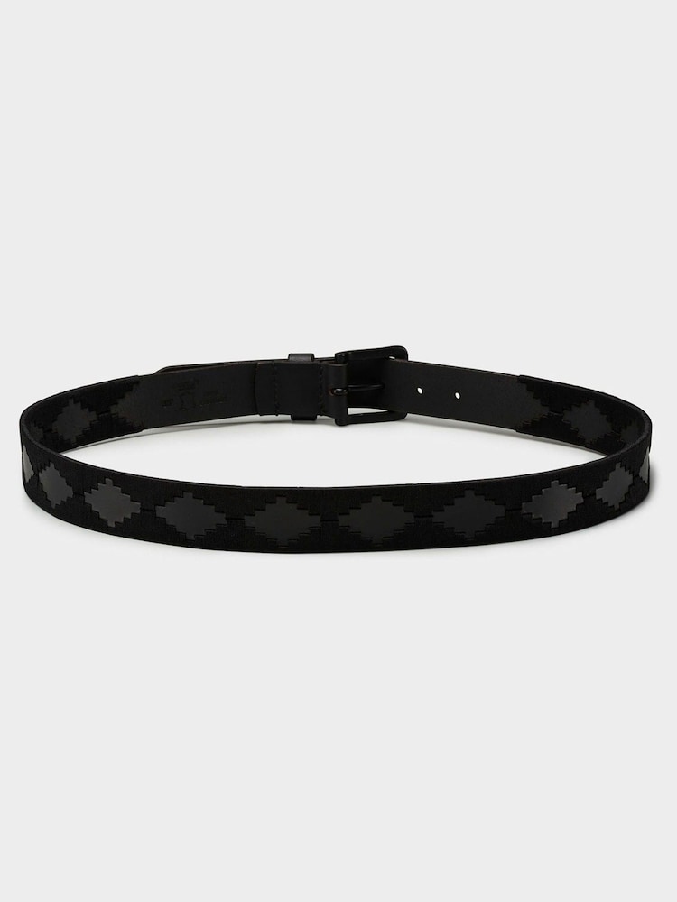 Osprey London The Mendoza Leather Black Belt - Image 2 of 2 Osprey London The Mendoza Leather Black Belt - Image 2 of 2