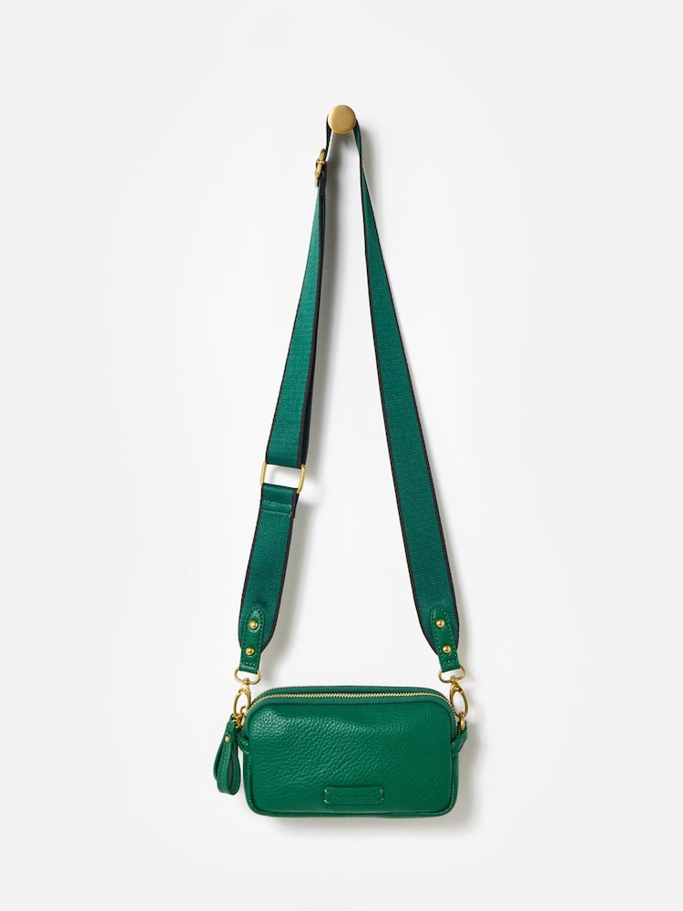 Oliver Bonas Green Cross-body Bag - Image 1 of 6 Oliver Bonas Green Cross-body Bag - Image 1 of 6