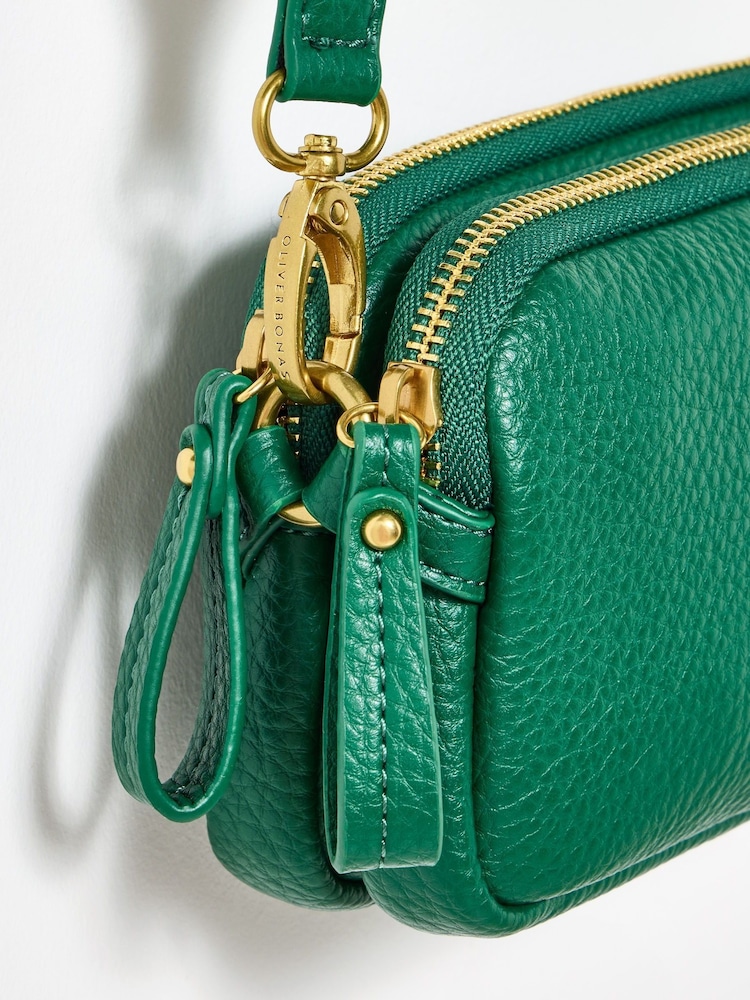 Oliver Bonas Green Cross-body Bag - Image 6 of 6 Oliver Bonas Green Cross-body Bag - Image 6 of 6
