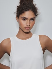 Ecru Active Sports Tank Top - Image 5 of 9