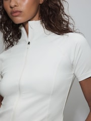 Crudo - Top deportivo Active Balance con cremallera - Imagen 5 de 8