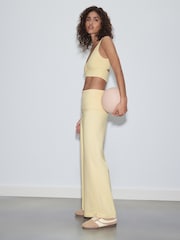 Lemon Yellow Active Balance Twist Back Sports Bra - Image 4 of 9