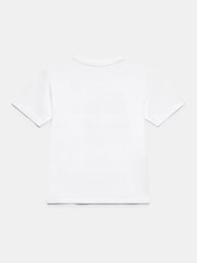 Mint Velvet White Cotton Graphic T-Shirt - Image 8 of 8