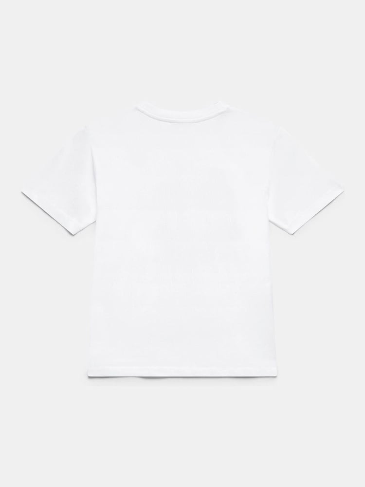 Mint Velvet White Cotton Graphic T-Shirt - Image 8 of 8