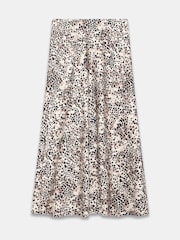 Mint Velvet Natural Print Slip Skirt - Image 8 of 8