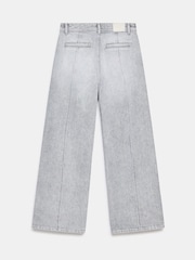 Mint Velvet Grey Washed Wide Jeans - Image 7 of 7