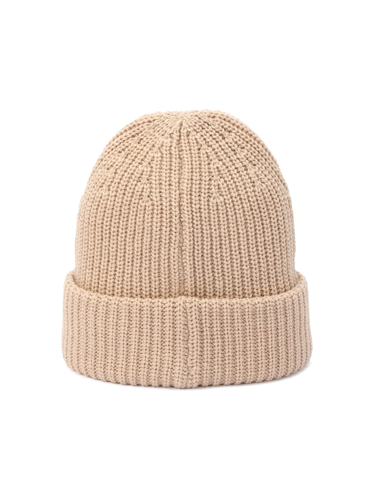 AllSaints Pink Traveling Rib Beanie - Image 2 of 4 AllSaints Pink Traveling Rib Beanie - Image 2 of 4