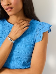 FatFace Betty Blue Shirred Top - Image 5 of 6