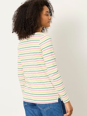 FatFace Breton Multi Embroidered T Shirt - Image 2 of 5