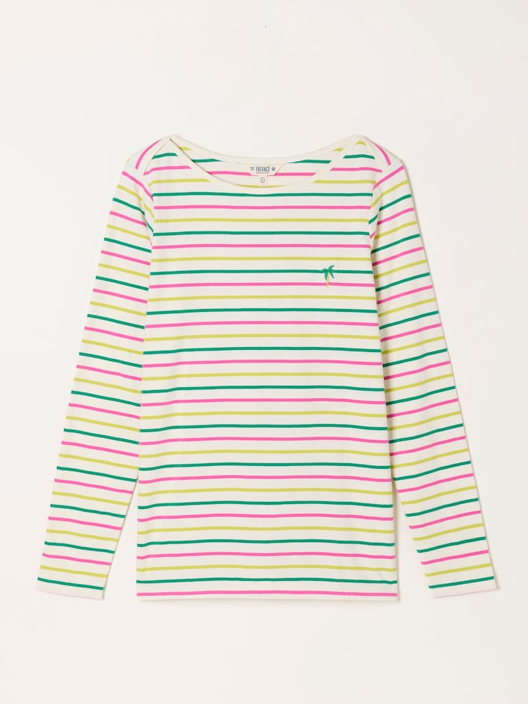 FatFace Breton Multi Embroidered T Shirt - Image 5 of 5