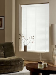 Cream Dream Made To Measure 50mm Starwood Fauxwood 25mm Arctic Taped Venetian Blinds - Image 2 of 5