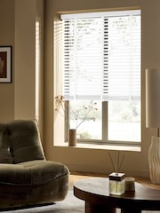 Cream Dream Made To Measure 50mm Starwood Fauxwood 25mm Arctic Taped Venetian Blinds - Image 5 of 5