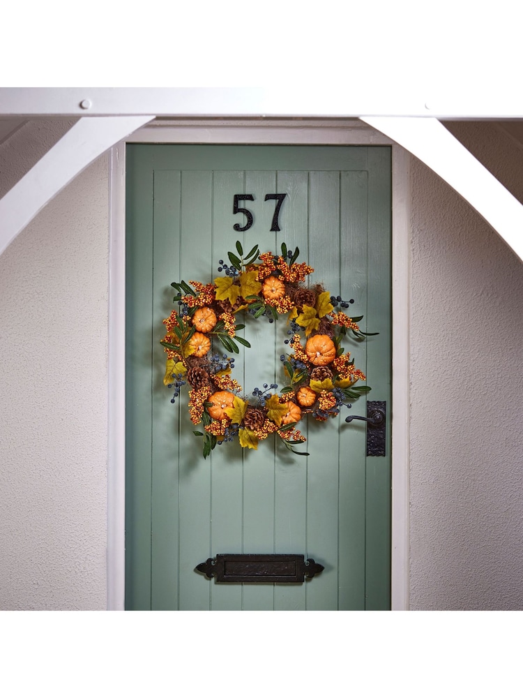 Premier Decorations Ltd 55cm Gourds and Berry Christmas Wreath - Image 1 of 1