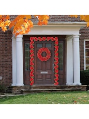 Premier Decorations Ltd 45cm Poppy Wreath - Image 1 of 2