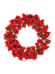 Premier Decorations Ltd 45cm Poppy Wreath - Image 2 of 2