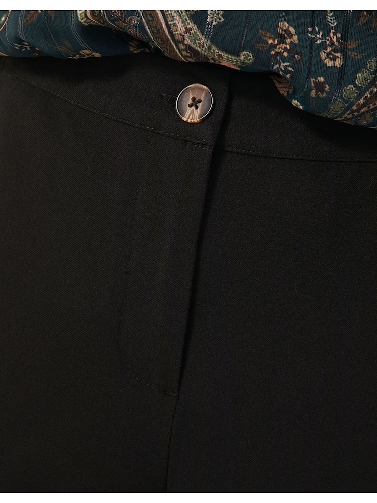 Monsoon Black Crop Flare Trousers - Image 4 of 4 Monsoon Black Crop Flare Trousers - Image 4 of 4