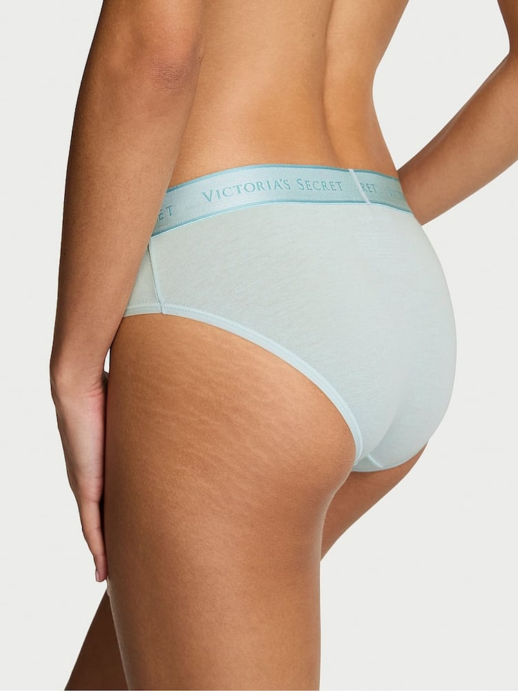 Victoria's Secret Yacht Blue Hipster Logo Knickers - Image 2 of 2