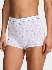 Victoria's Secret White Ditsy Floral High Waist Logo Knickers - Image 1 of 2