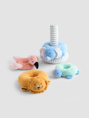 JoJo Maman Bébé Safari Animal Plush Stacker - Image 2 of 3