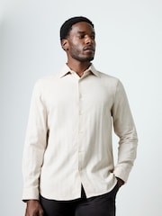 French Connection Cotton Regular Fit Long Sleeve Button-Up Shirt - Imagen 1 de 5