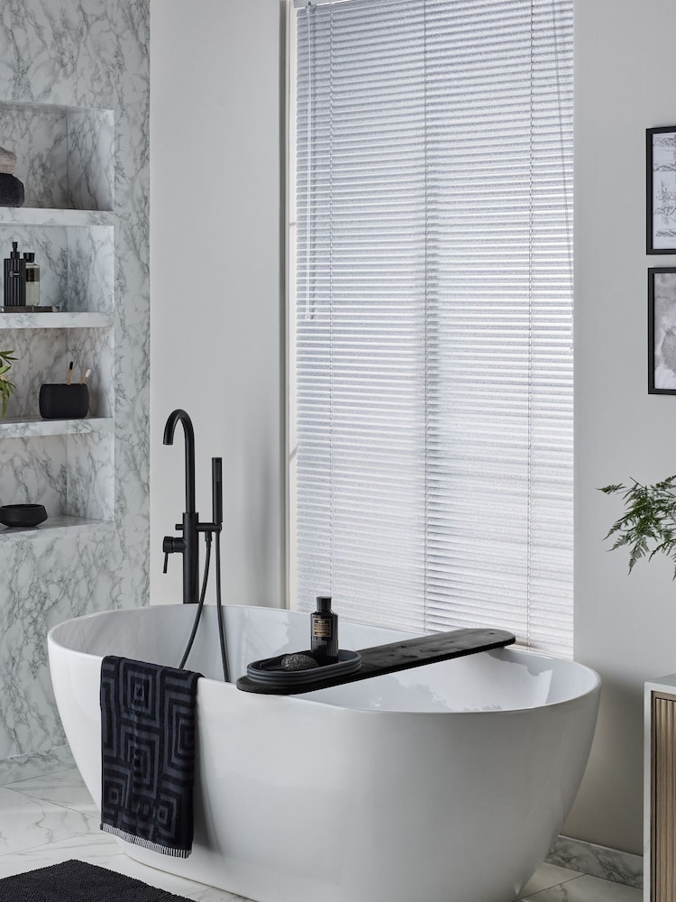 Metallic Rapture Glisten Made To Measure 25mm Aluminium Venetian Blinds - Image 7 of 7 Metallic Rapture Glisten Made To Measure 25mm Aluminium Venetian Blinds - Image 7 of 7