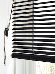 Black Made To Measure 25mm Aluminium Venetian Blinds - Image 4 of 7