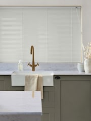 White Porcelain Made To Measure 25mm Aluminium Venetian Blinds - Image 2 of 6