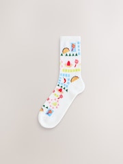 Taco Time Cushion Sole Sports Ankle Socks 3 Pack - Image 2 of 6