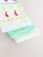 Taco Time Cushion Sole Sports Ankle Socks 3 Pack - Image 6 of 6