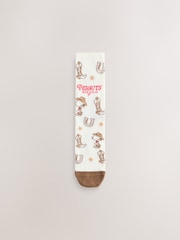 Neutral Snoopy Western License Ankle Socks 3 Pack - Image 2 of 6