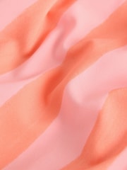 Peach/Pink Stripe Active Woven Running Shorts - Image 7 of 10